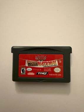 THQ Cars Mater-National Championship Game Boy Advance GBA Cartridge